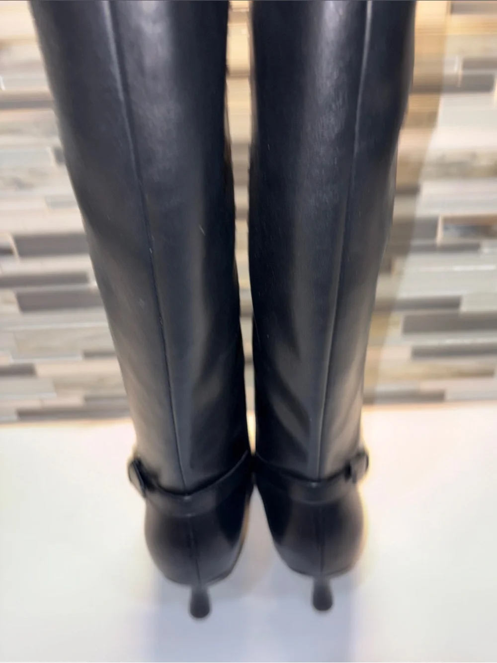 Naturalizer Eartha Black Leather Boots